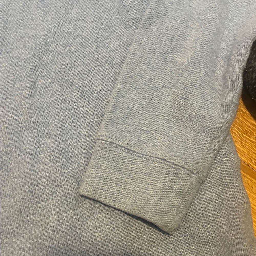 Ralph Lauren 1/4 zip  Light Blue Sweater large super soft - Picture 5 of 5